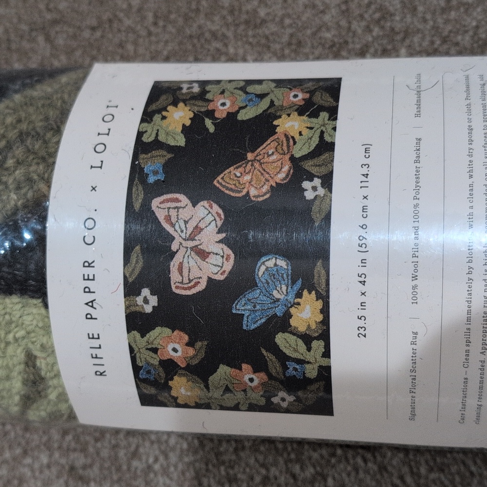 NWT Rifle Paper Co. x Loloi Rug - Picture 5 of 5